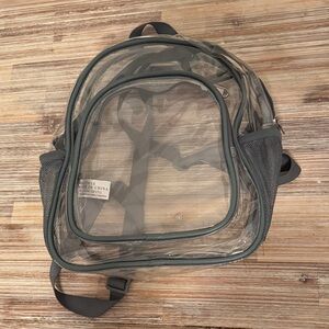 Transparent Gray stadium Backpack